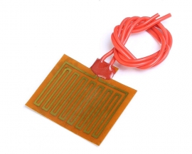 4PCS Film Heater Plate Adhesive Pad, Icstation PI Heating Elements Film 5V 1W Flexible Polymerize Heater Film Stripboard Mat 30mmx40mm